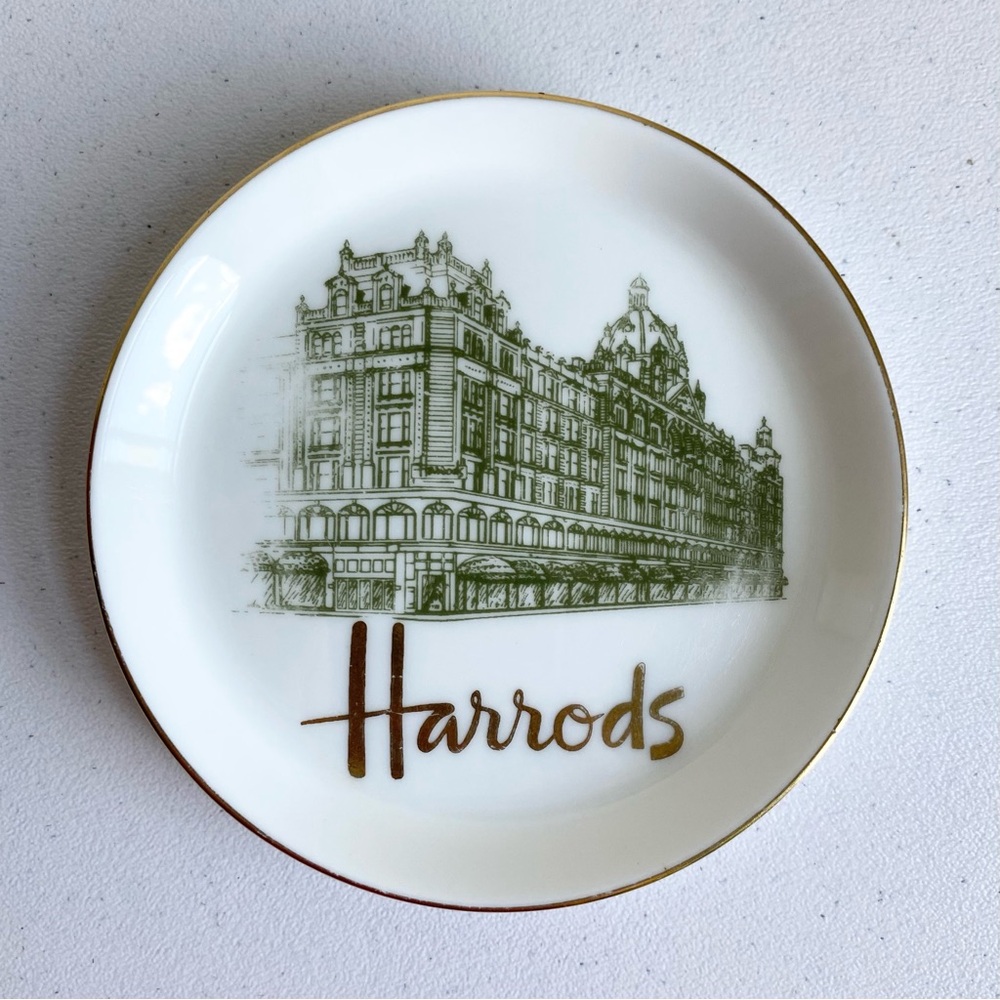 Vintage Harrods Trinket Souvenir Dish